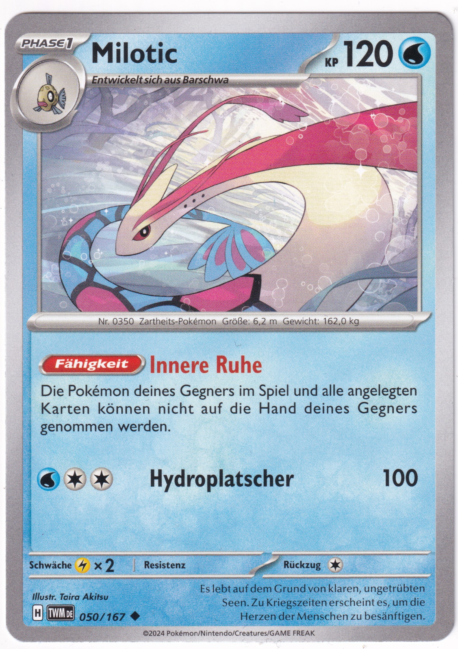 Milotic 050/167 Uncommon - Karmesin & Purpur - Maskerade im Zwielicht Deutsch