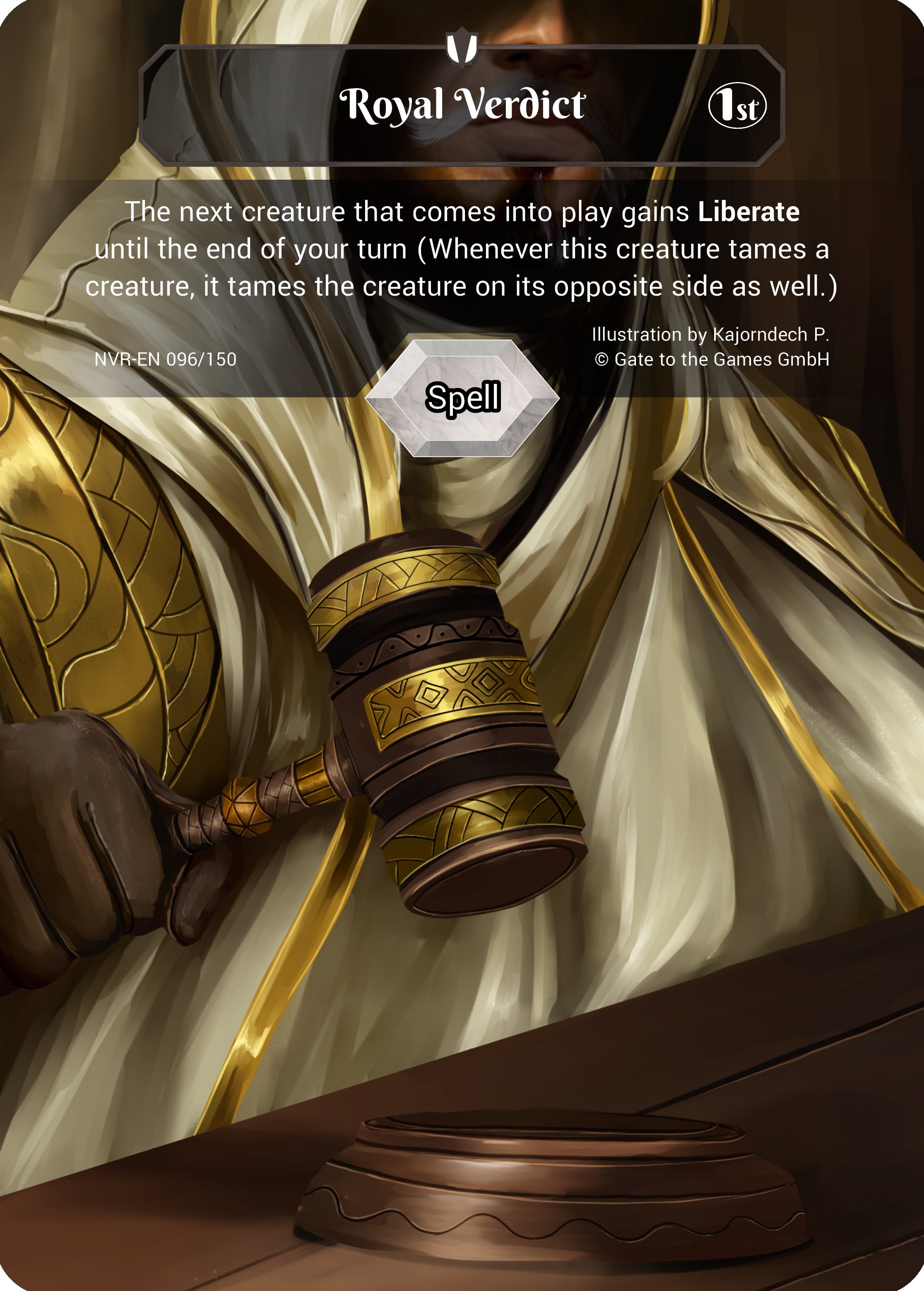 Royal Verdict 096/150 Common  - Alpha 1. Edition EN