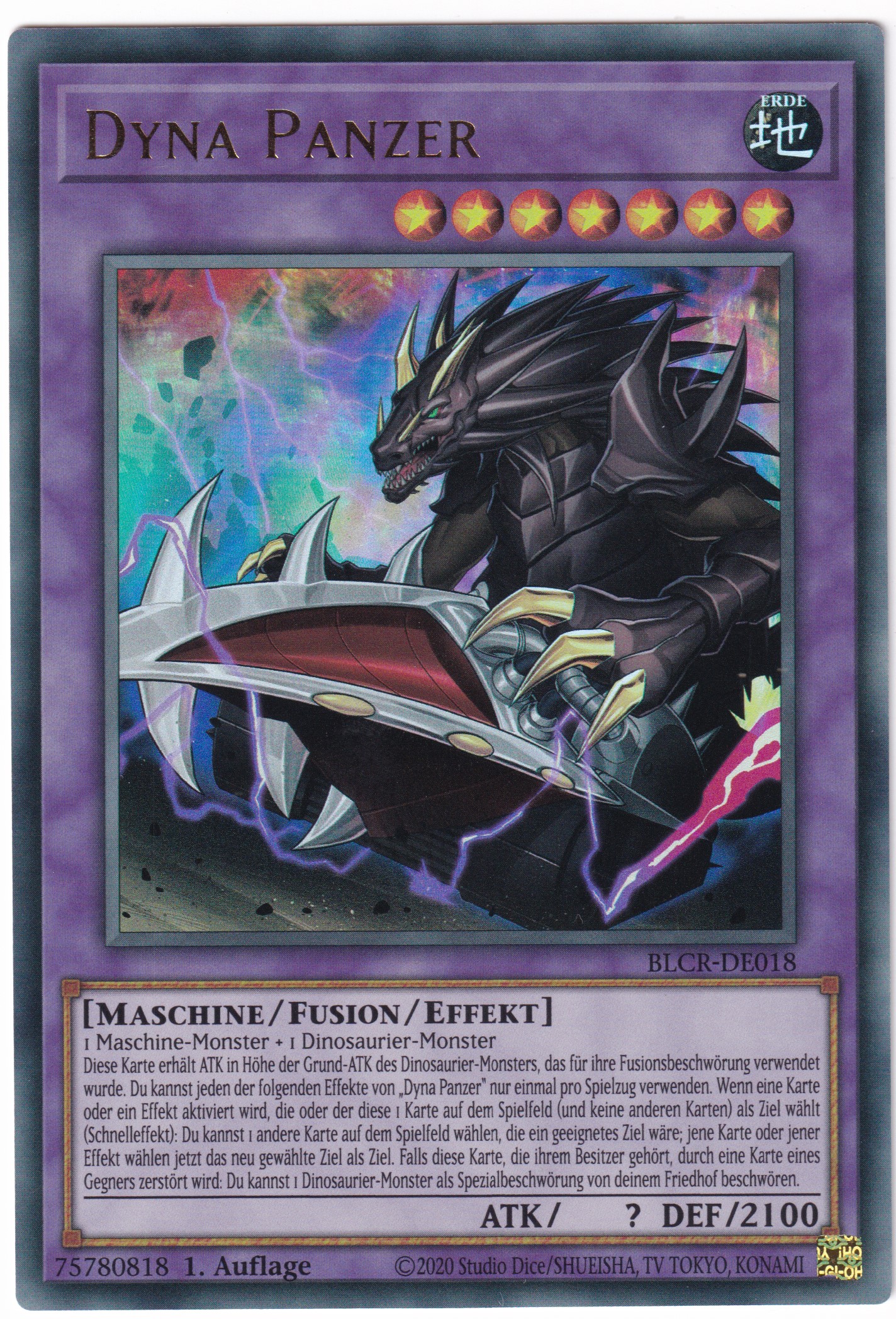 Dyna Panzer 018/097 Ultra Rare  - BoL: Crystal Revenge