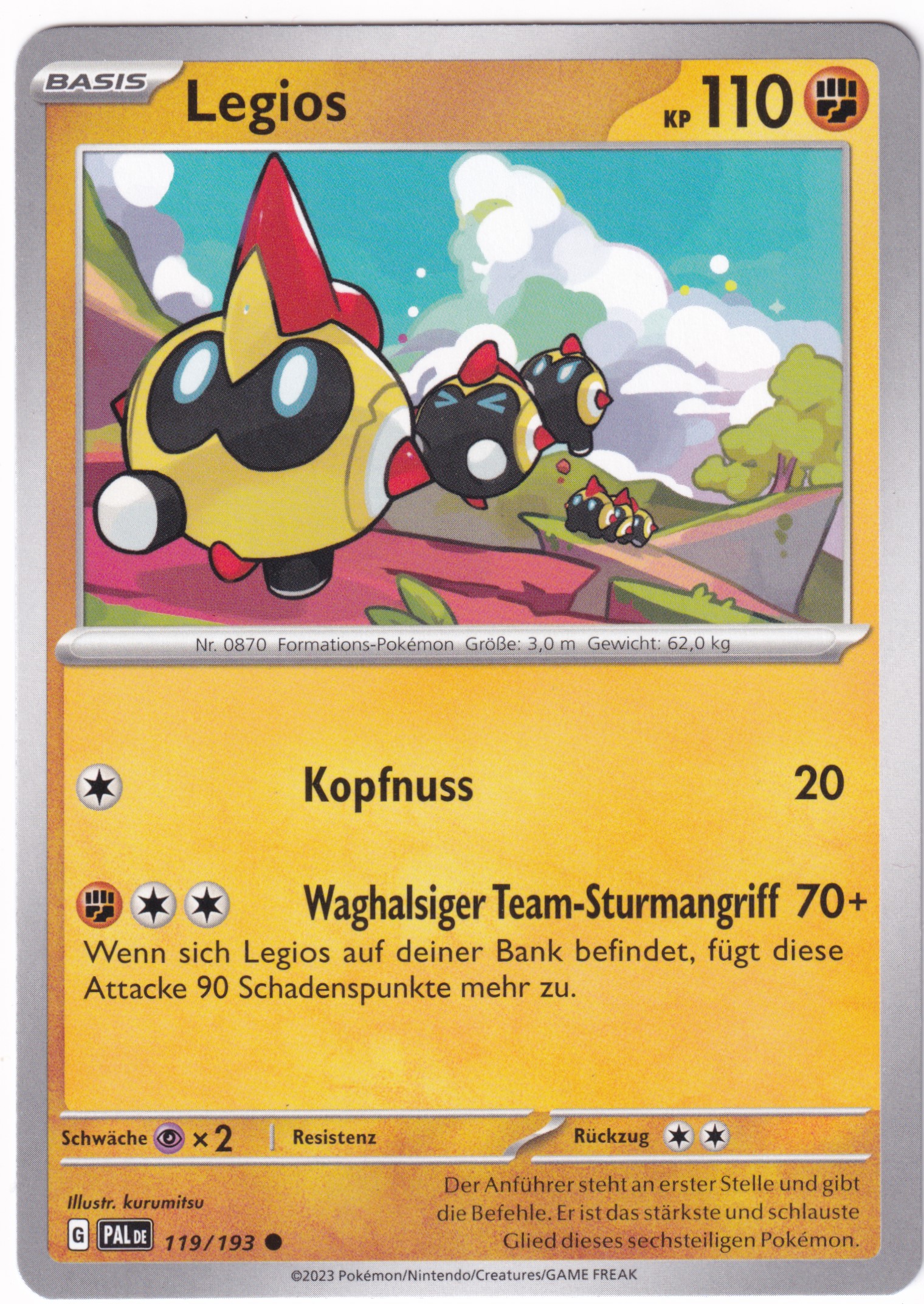 Legios 119/193 Common - Entwicklungen in Paldea Deutsch