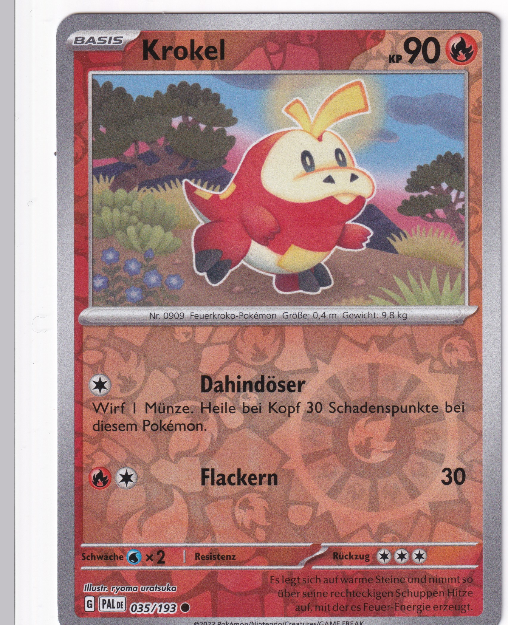 Krokel 035/193 Common Reverse Holo - Entwicklungen in Paldea Deutsch