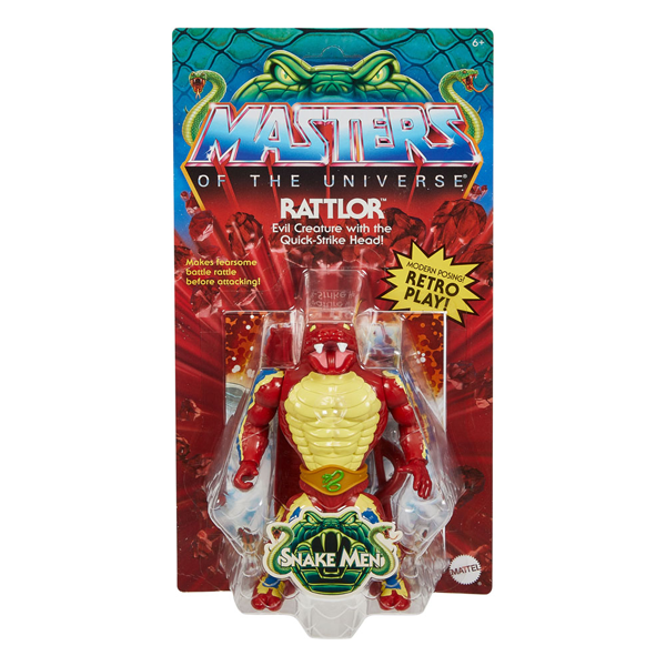 Action Figur - Masters of the Univserse Origins - Rattlor (mit Comic)