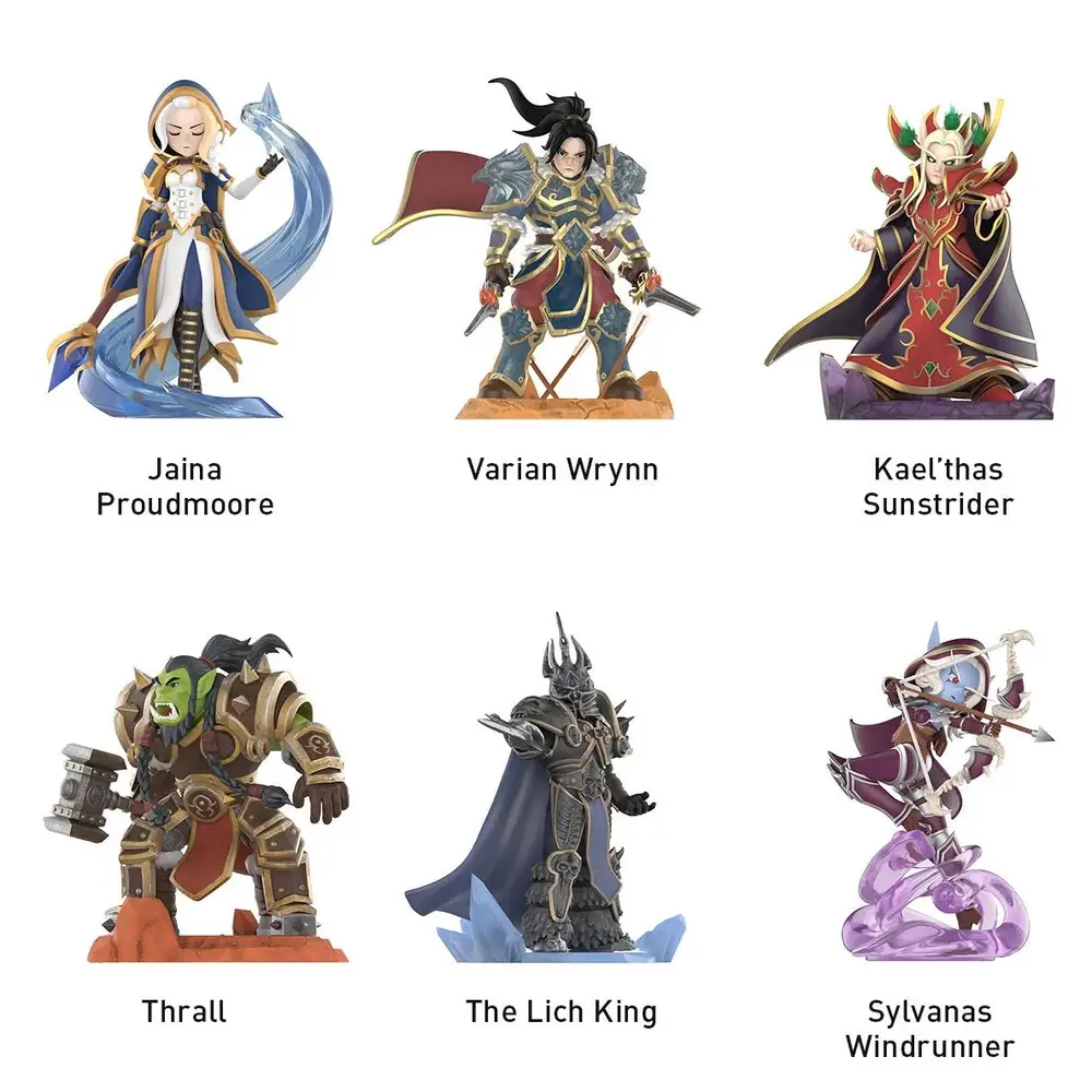 Figur - World of Warcraft Blind Box Display (6 Blindboxen)