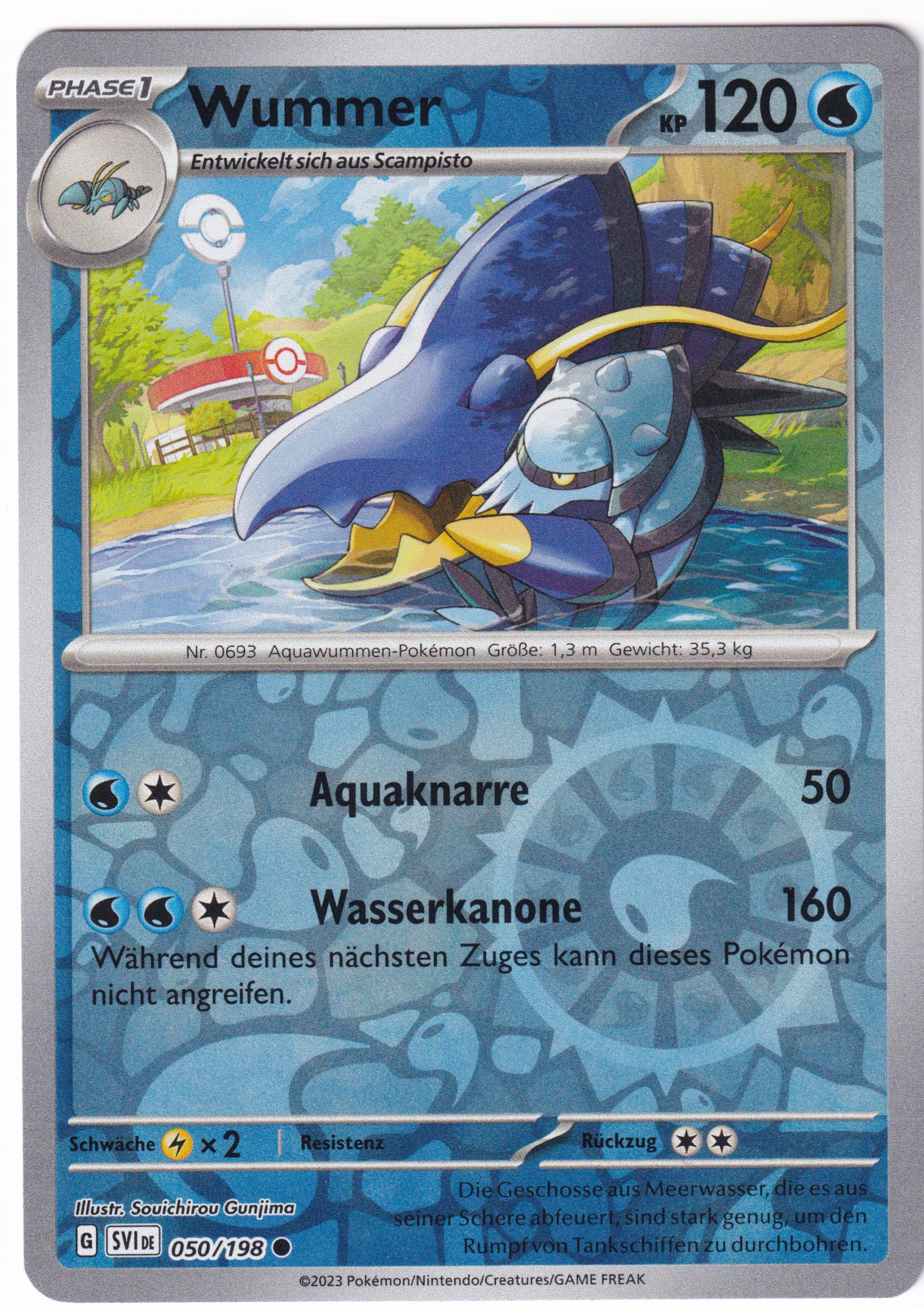 Wummer 050/198 Common Reverse Holo  - Karmesin & Purpur Deutsch