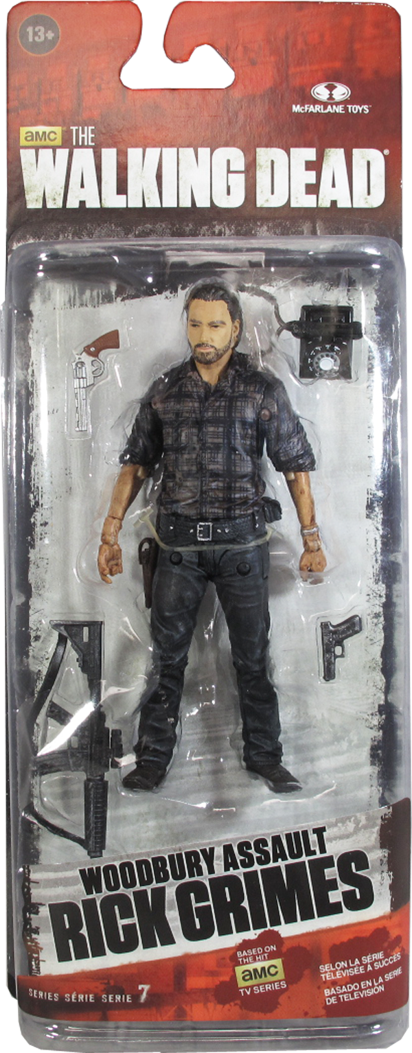 Action Figur - The Walking Dead - Series 7 - Woodbury Assault Rick Grimes