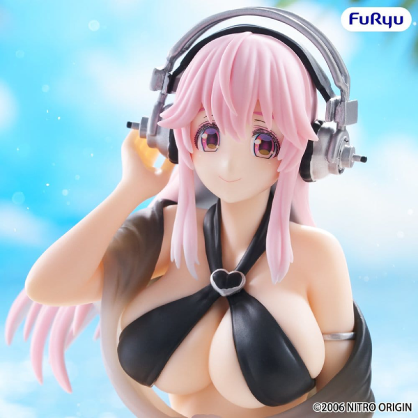 Figur - Super Sonico - Noodle Stopper Figure - Super Sonico Swimsuit (Black Color Ver.)
