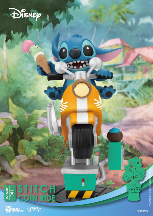 Figur - Disney Lilo & Stitch - D-Stage 041 Diorama - Stitch Coin Ride
