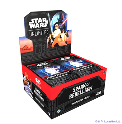Star Wars: Unlimited - Spark of Rebellion Booster Display englisch
