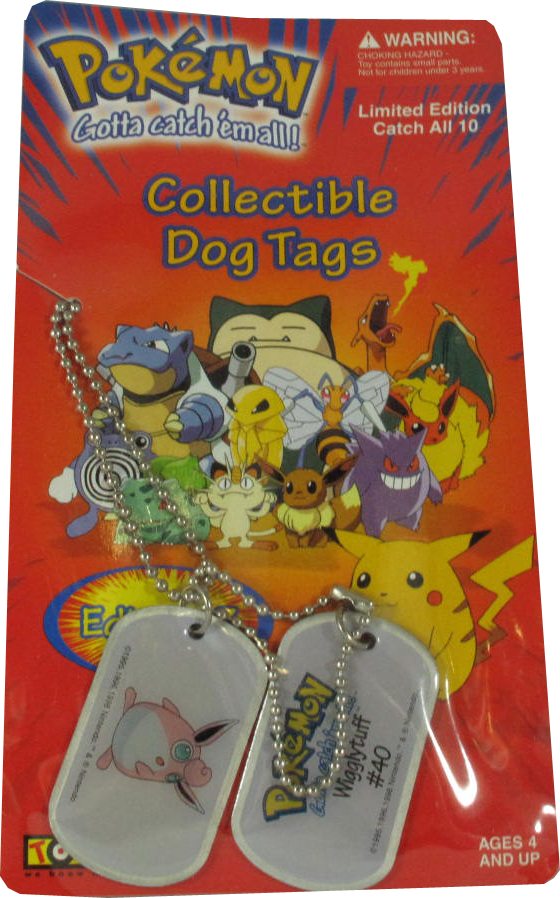 Pokemon Dog Tag Wigglytuff #40