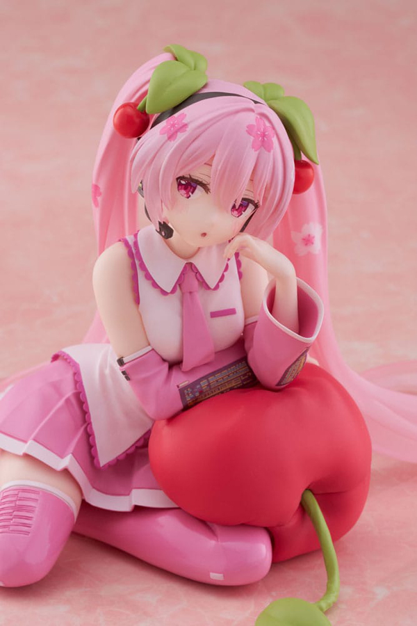 Figur - Hatsune Miku - Desktop Cute Figure - Cherry Cushion Ver.