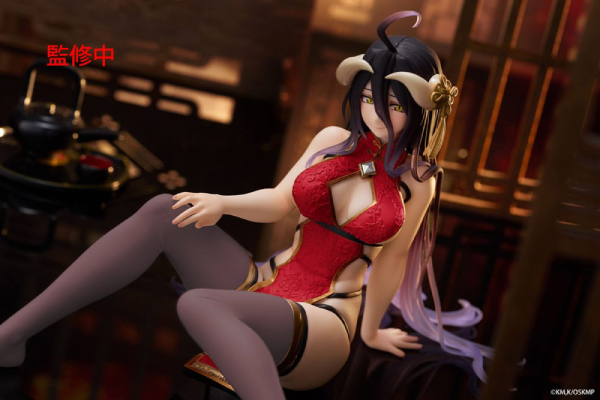 Figur - Overlord - Desktop Cute Figure - Albedo (Chinese Dress Ver.) Renewal
