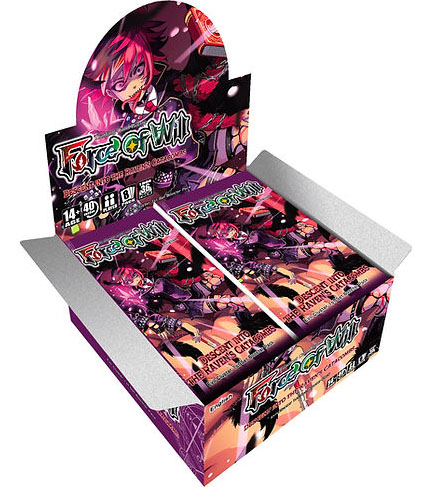 Force of Will E1 Descent into the Raven's Catacombs Booster Display englisch