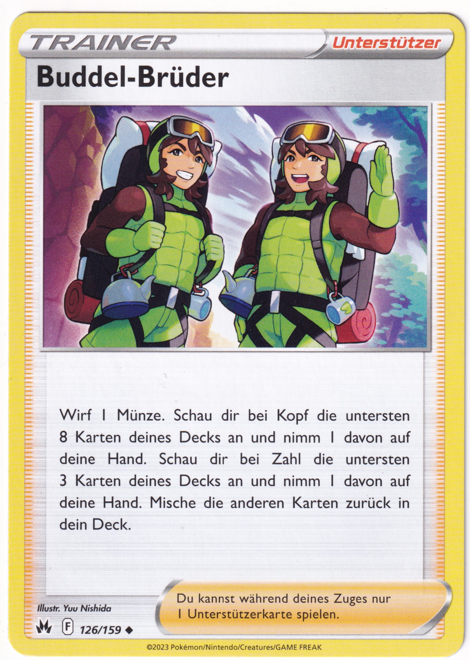 Buddel-Brüder 126/159 Uncommon Reverse Holo - Zenit der Könige Deutsch