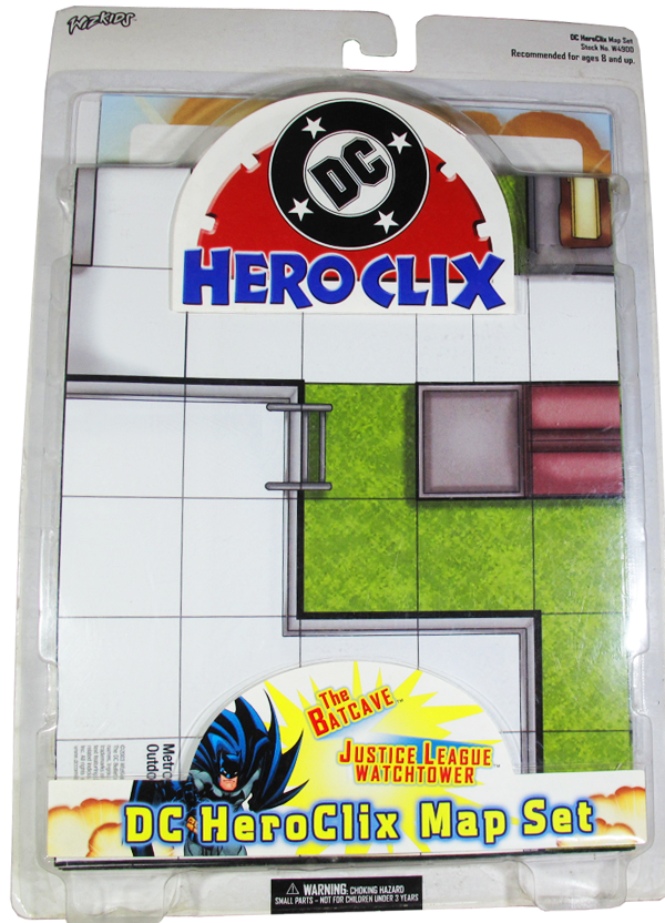 DC HeroClix Map Set - The Batcave & Justice League Watchtower