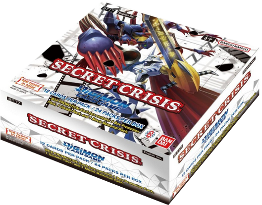 Digimon Card Game Secret Crisis Booster Display BT17 englisch