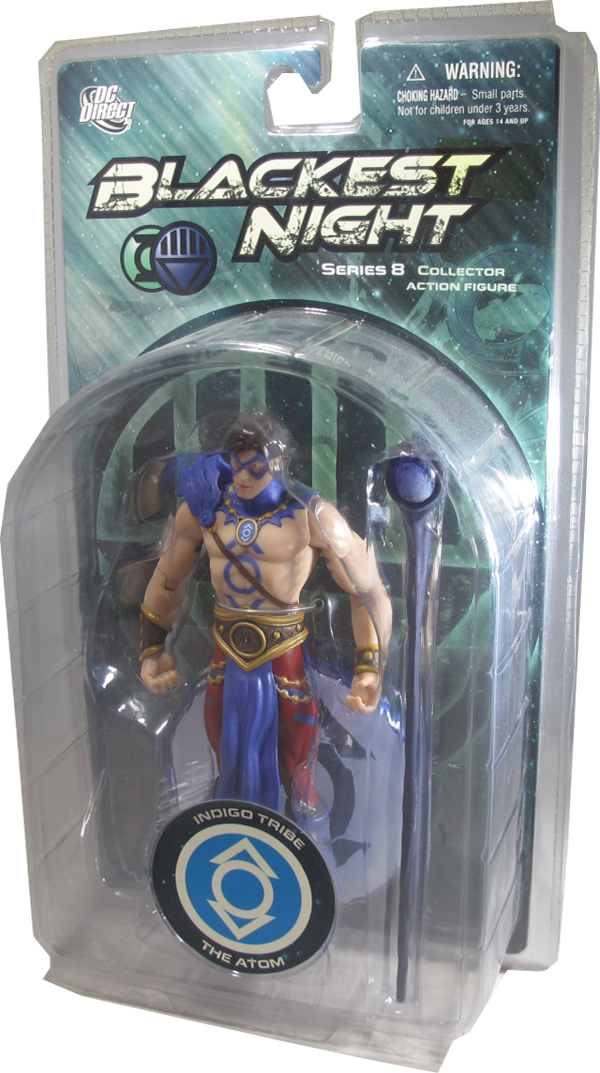 Blackest Night - Collector Action Figure - Series 8 - Indigo Tribe - The Atom - Action Figur
