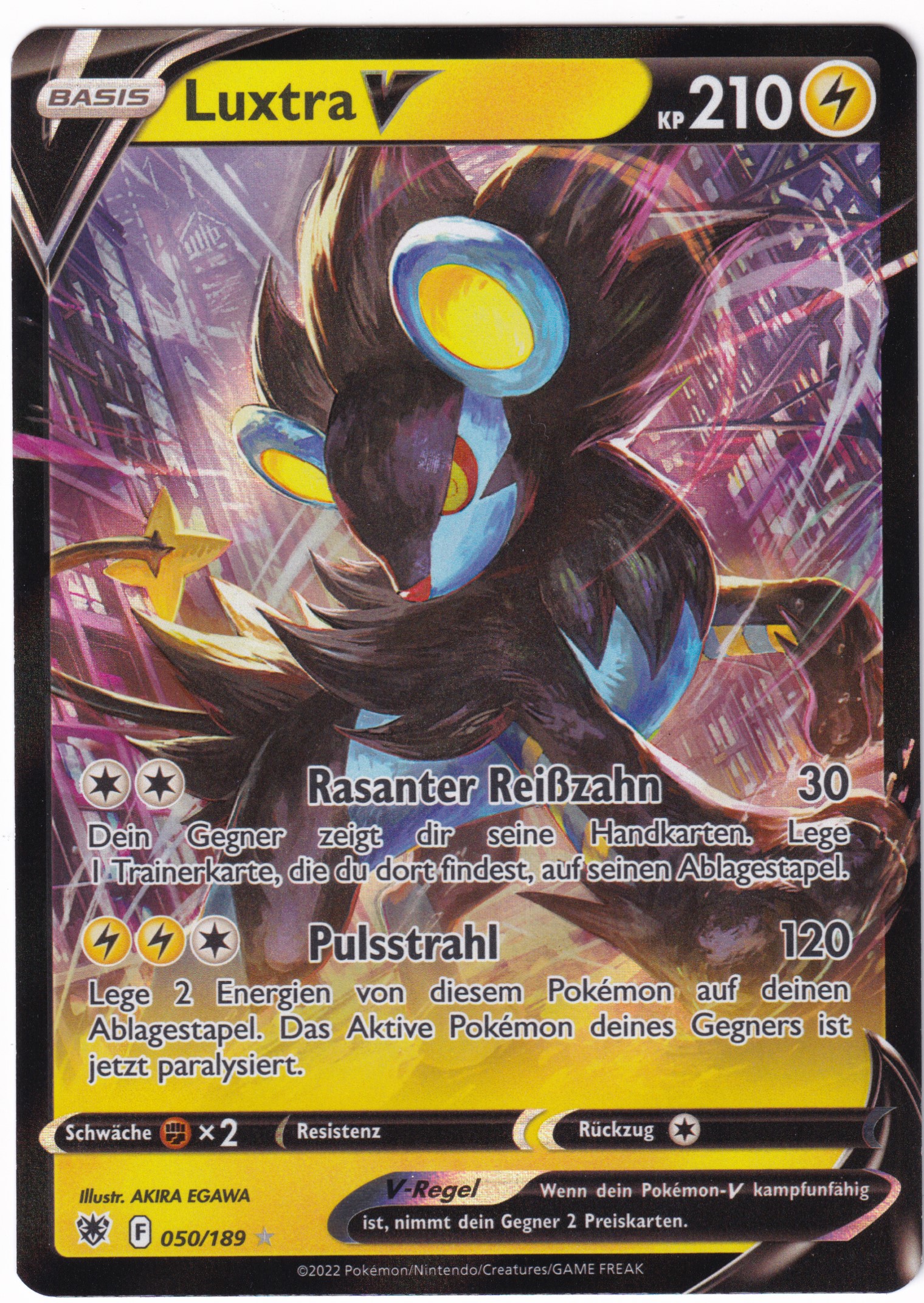 Luxtra-V 050/189 Full Art - Astralglanz Deutsch