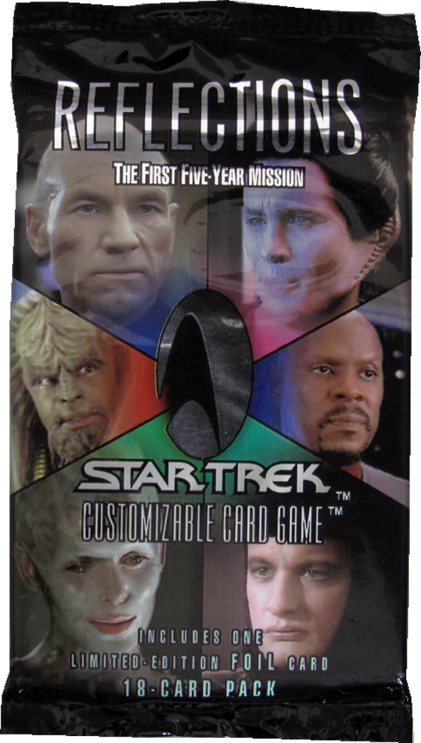 Star Trek Reflections First Five-Year Mission Booster englisch