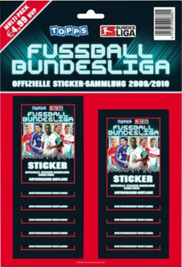 Topps - Fußball Bundesliga Saision 2009/2010 - Offizielle Sticker Sammlung