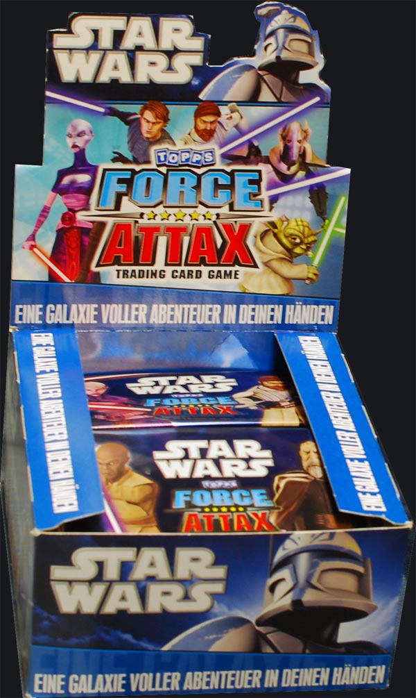 Star Wars Force Attax Serie 01 Booster Display