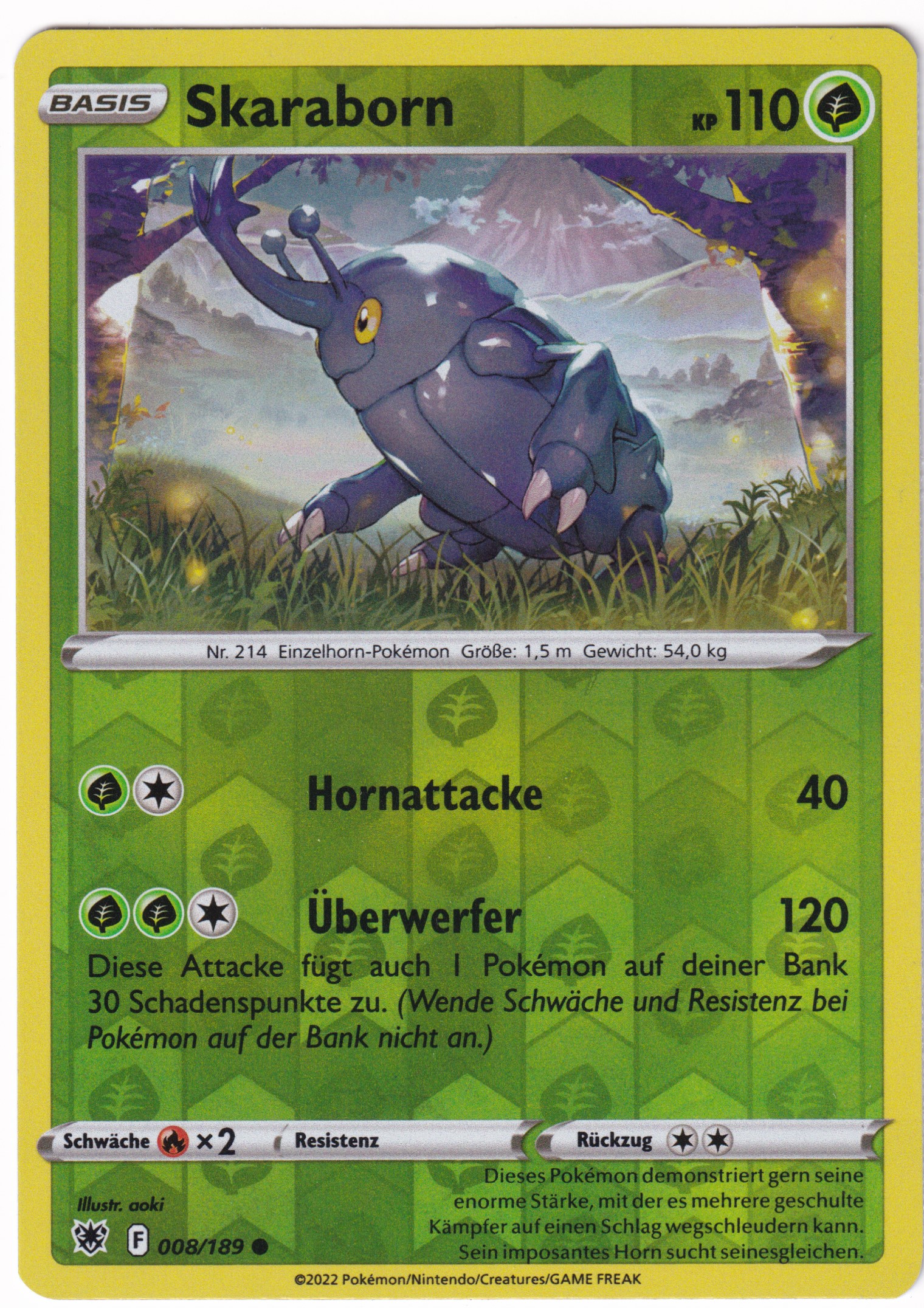 Skaraborn 008/189 Common Reverse Holo - Astralglanz Deutsch