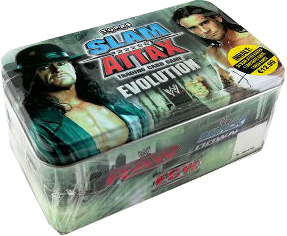 Topps Trading Cards - WWE Slam Attax Evolution Tin The Undertaker & CM Punk deutsch