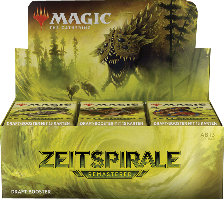 Magic Zeitspirale Remasterd Draft Booster Display deutsch