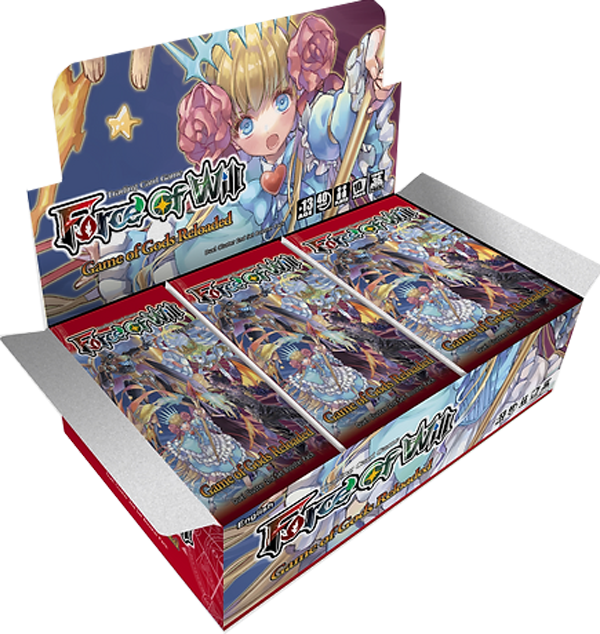 Force of Will D2 - Spiel der Götter Booster Reloaded Display deutsch