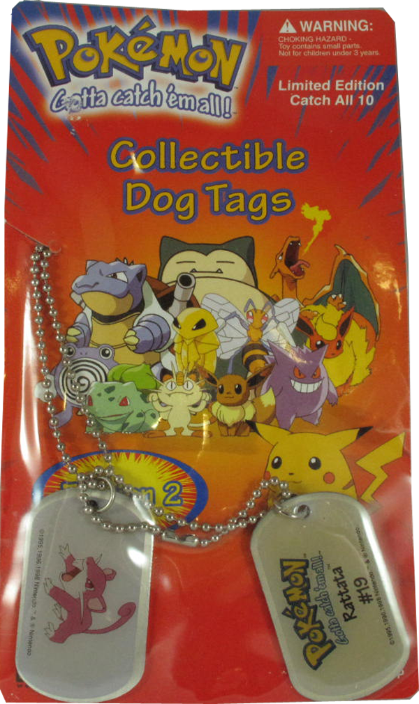 Pokemon Dog Tag Rattata #19