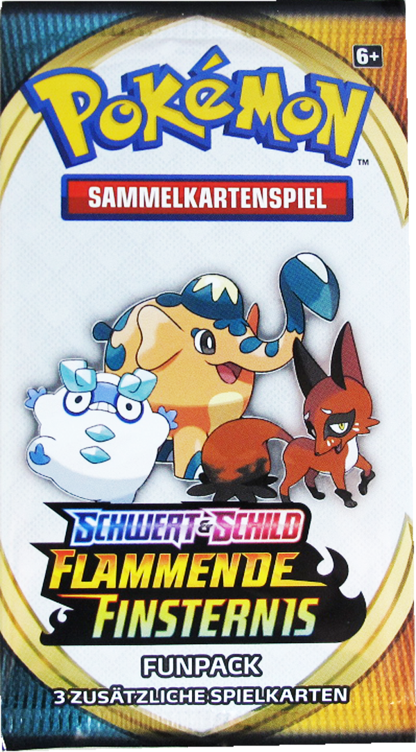 Pokemon Schwert & Schild Flammende Finsternis Funpack Booster deutsch
