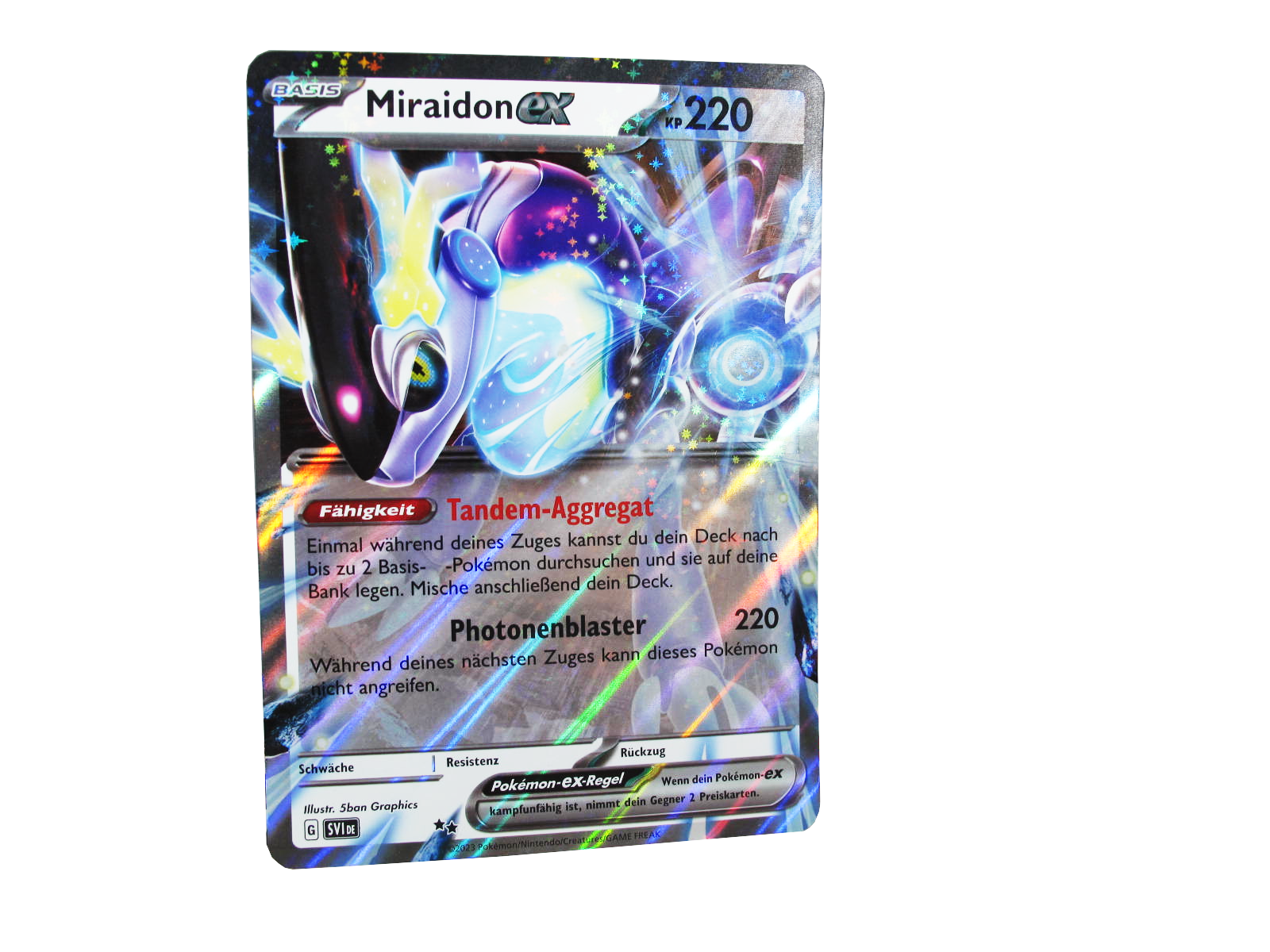 Pokemon SVI DE Miraidon-ex Oversized deutsch