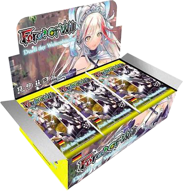 Force of Will H5 - Duell der Weltenbäume Booster Display deutsch