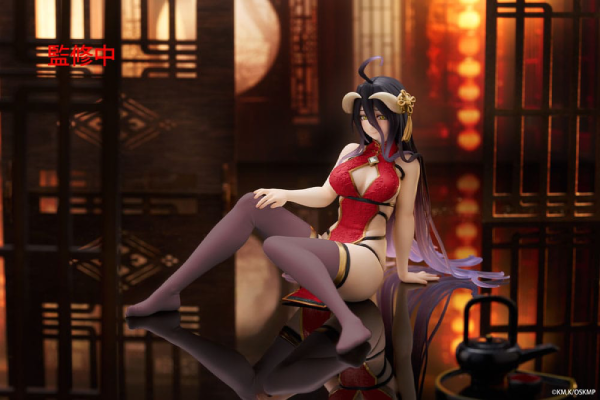 Figur - Overlord - Desktop Cute Figure - Albedo (Chinese Dress Ver.) Renewal
