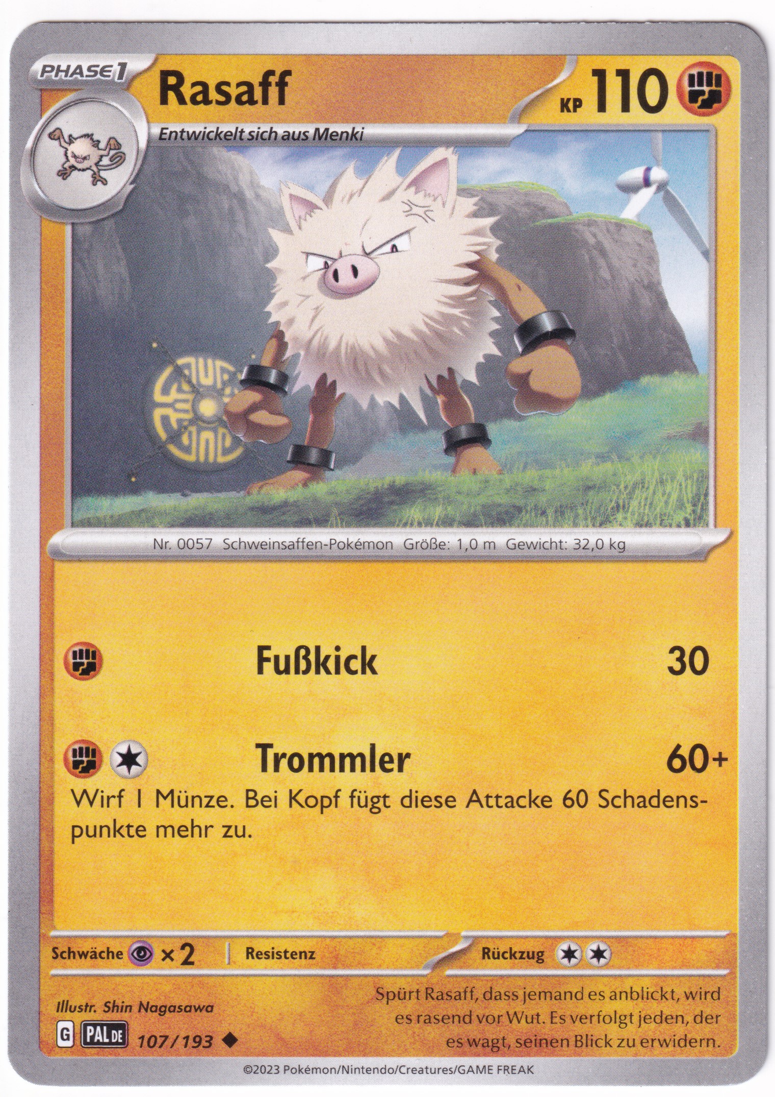 Rasaff 107/193 Uncommon - Entwicklungen in Paldea Deutsch