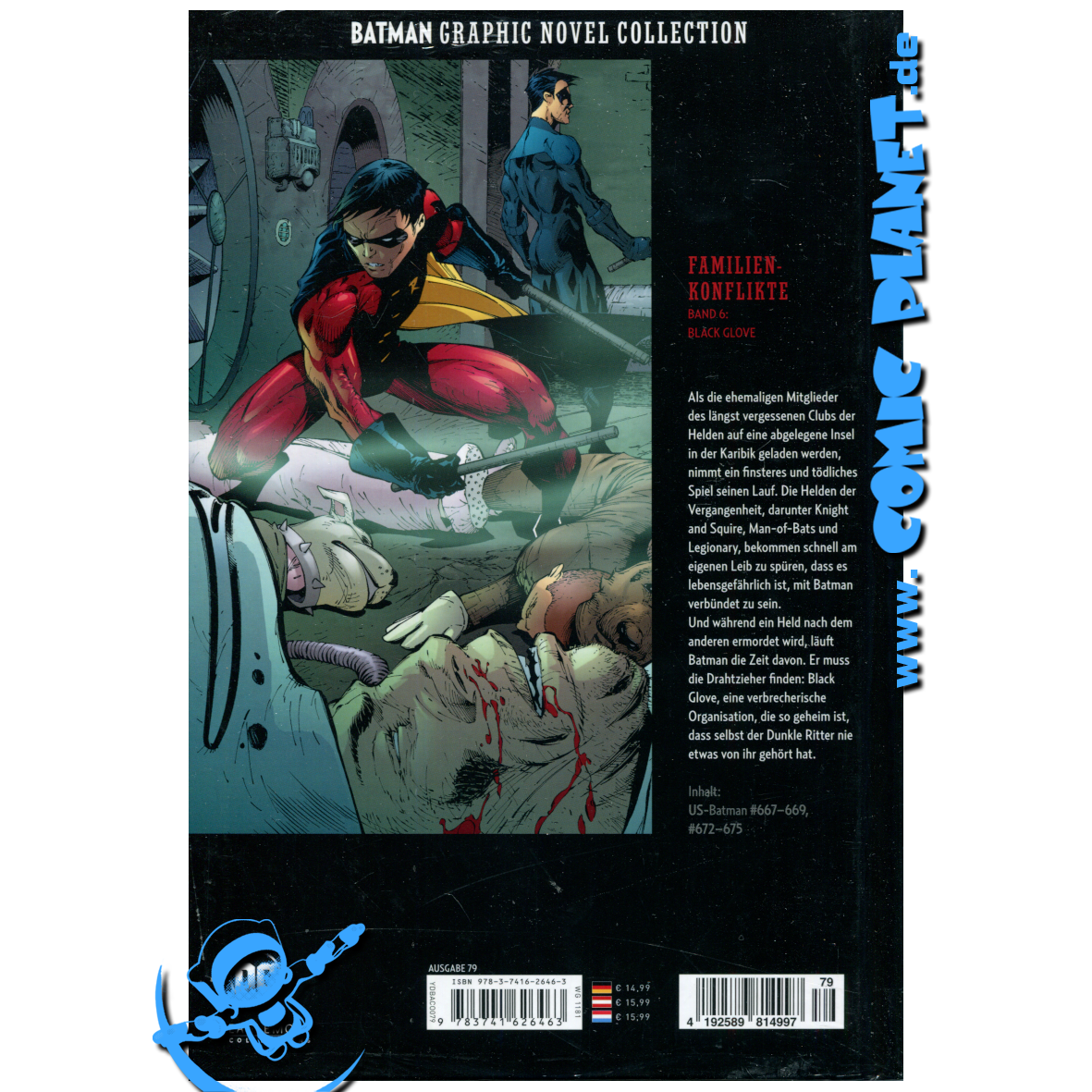 Batman Graphic Novel Collection im HC - Black Glove (Eaglemoss Collection)
