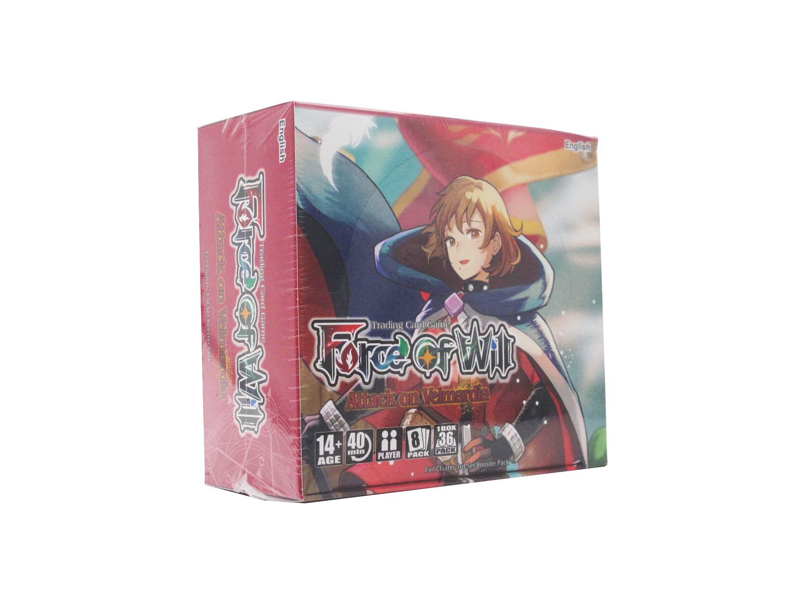 Force of Will Attack on Velmardia Booster Display englisch
