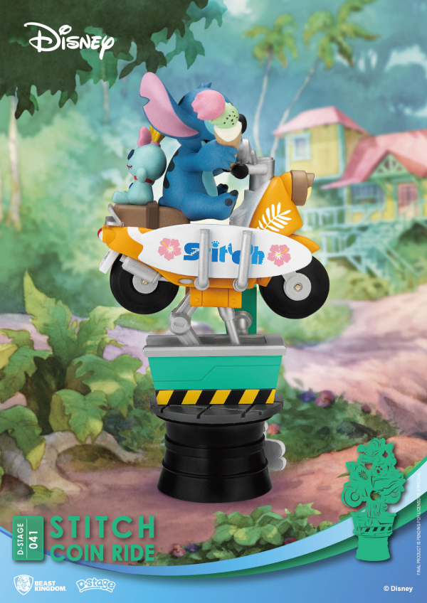 Figur - Disney Lilo & Stitch - D-Stage 041 Diorama - Stitch Coin Ride