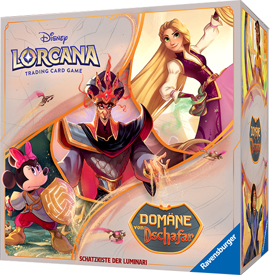 Disney Lorcana Domäne von Dschafar - Schatzkiste der Luminari deutsch