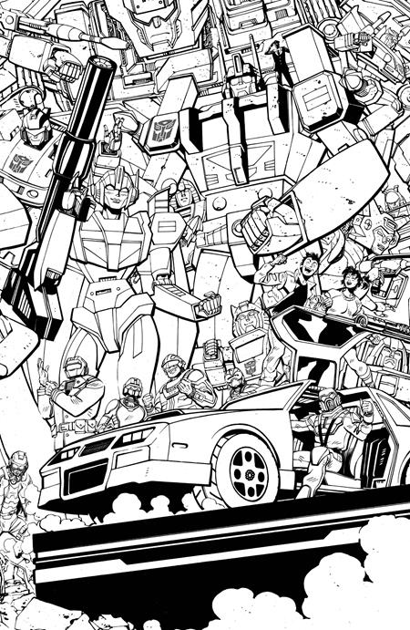 MASK #1 CVR F TOM REILLY VIRGIN ENERGON UNIVERSE THIRD ANNIVERSARY B&W CONNECTING VAR