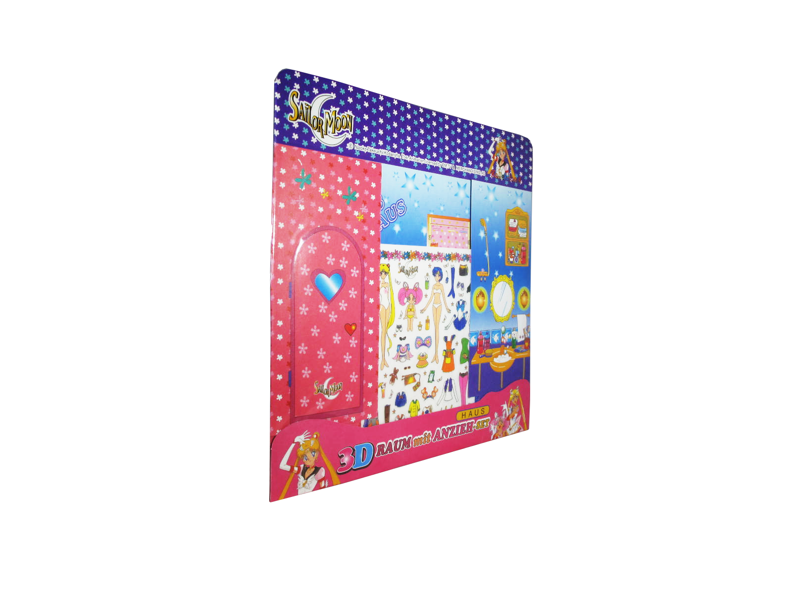 Sailor Moon - 3D Raum mit Anzieh-Set - Kollektion 4 Haus