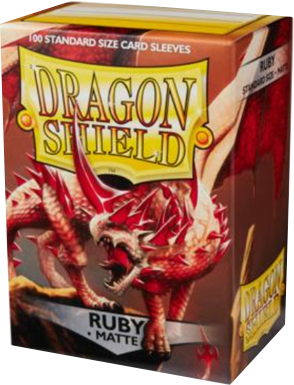 Dragon Shield Standard Sleeves (100) - Matte Ruby
