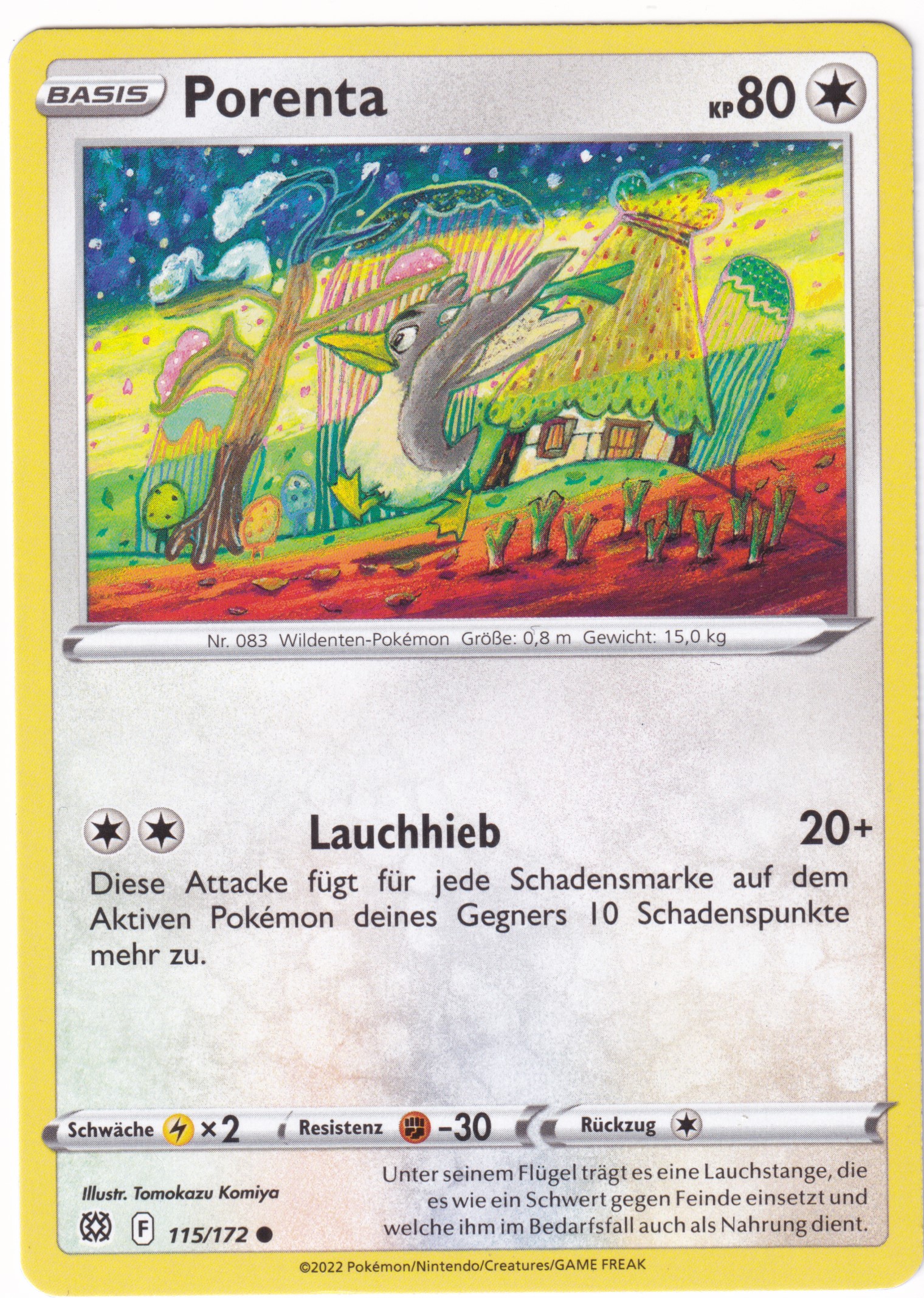 Porenta 115/172 Common - Strahlende Sterne Deutsch
