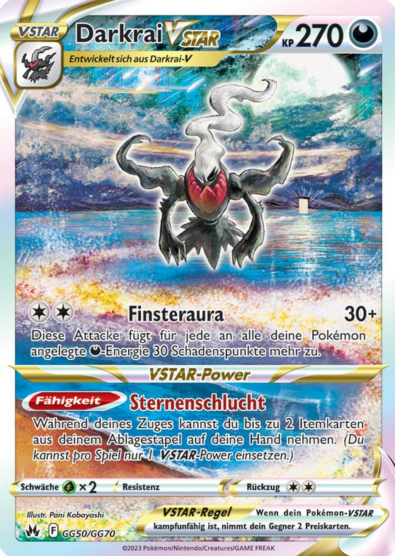 Darkrai-Vstar GG50/GG70 Galar-Gallerie  - Zenit der Könige Deutsch