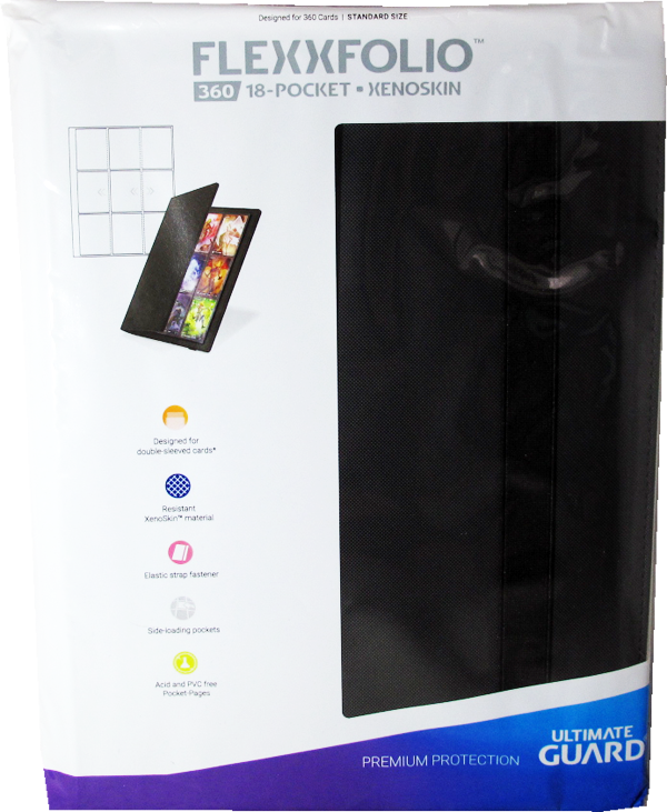 Ultimate Guard - 18er Pocket Flexxfolio XenoSkin Black