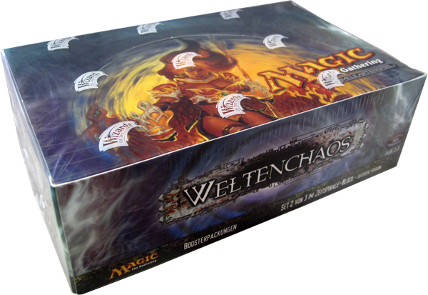 Magic Weltenchaos Booster Display Deutsch