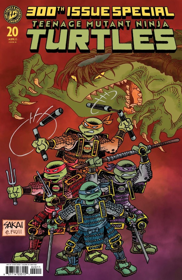Teenage Mutant Ninja Turtles #20: 300th Issue INCV 1:50 (Stan Sakai)