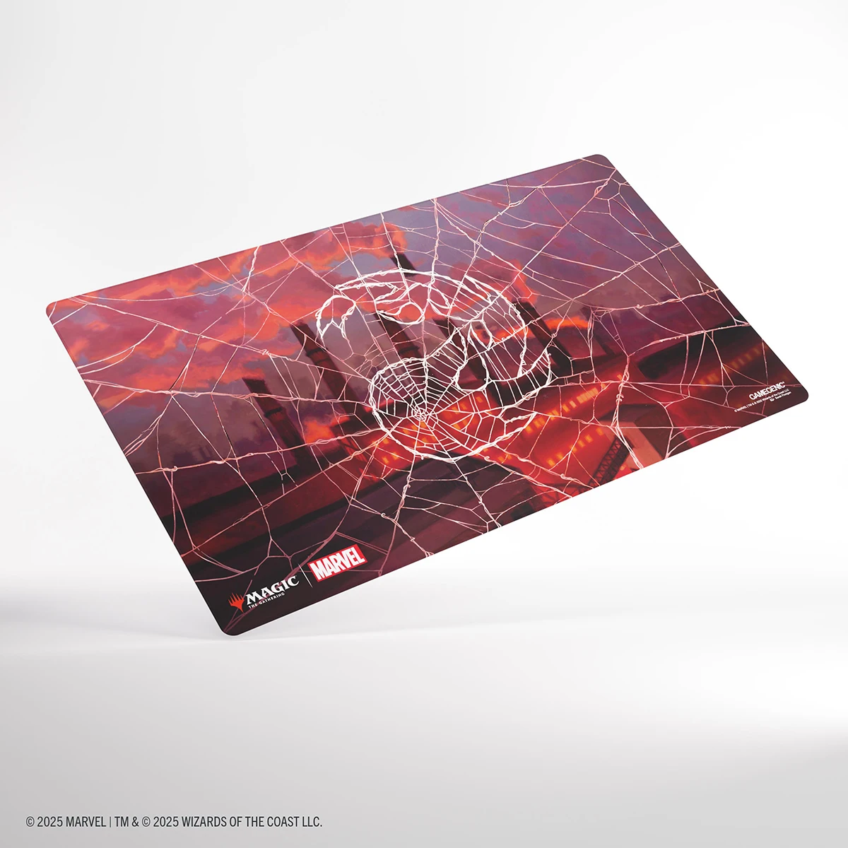 Gamegenic - Magic: The Gathering | Marvel's Spider-Man Shiny Playmat - Spiderman Mountain