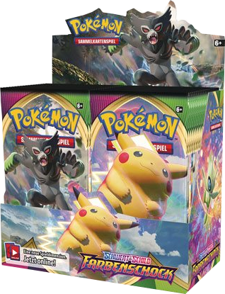 Pokemon Schwert & Schild Farbenschock Booster Display deutsch