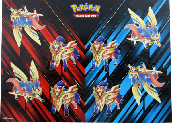 Pokemon Schwert & Schild Legendäre Pokemon 4er Stickerbogen Sammelkoffer 2020