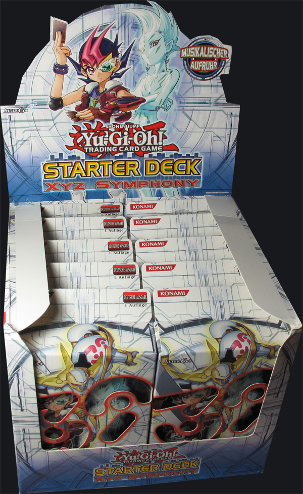 Yu-Gi-Oh! XYZ Symphony Starter Deck Display